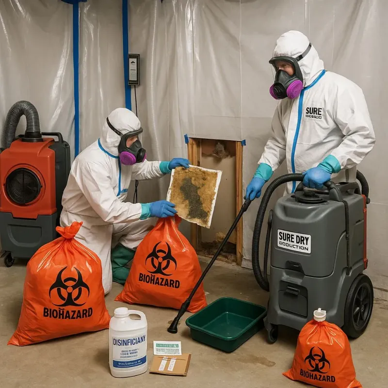 Contaminated Water Handling Protocols process in Surrey, ND
